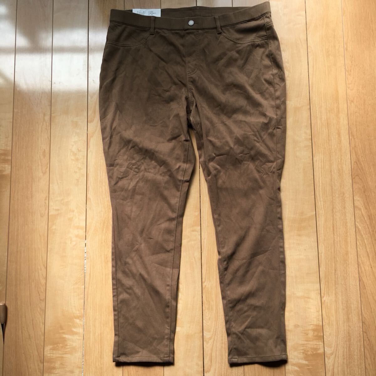 タグ付き ユニクロ レギンスパンツ 188-1-96 レディース 3XL ブラウン拍卖