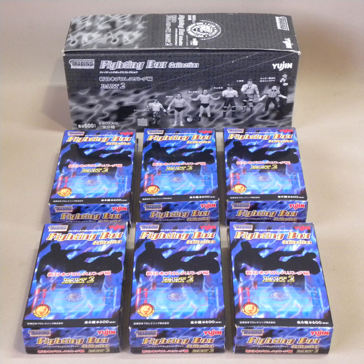 【未開封 新品】ユージン ファイティングボックスコレクション 新日本プロレスリング編 Part2 1BOX 6個入り ( フィギュア トレーディング )拍卖