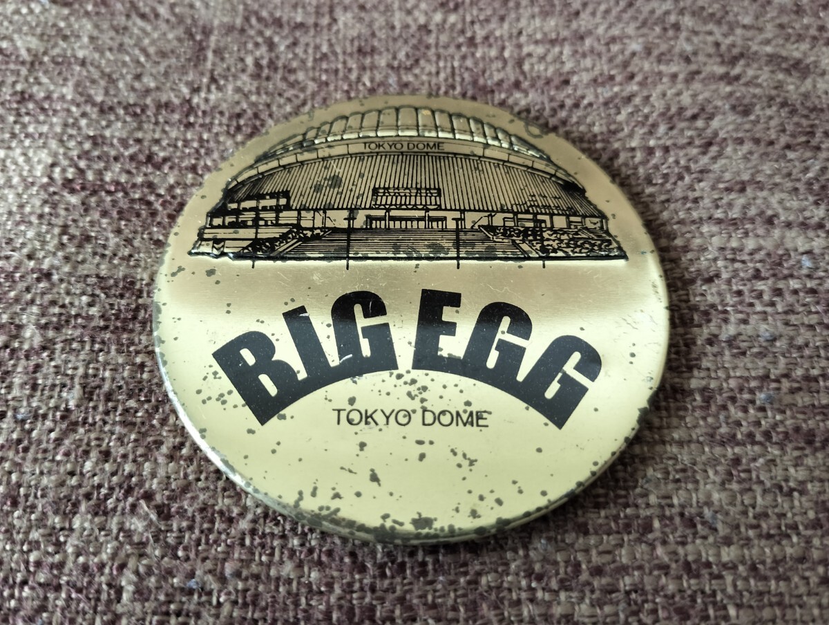 1990年代【東京ドームBIG EGG】缶バッジ当時物ピンバッジ《※劣化現状品》②拍卖