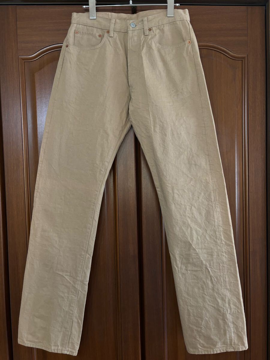 DOPE&DRAKKAR ドープアンドドラッカー カラーデニム 5ポケットパンツ サイズ31 日本製拍卖