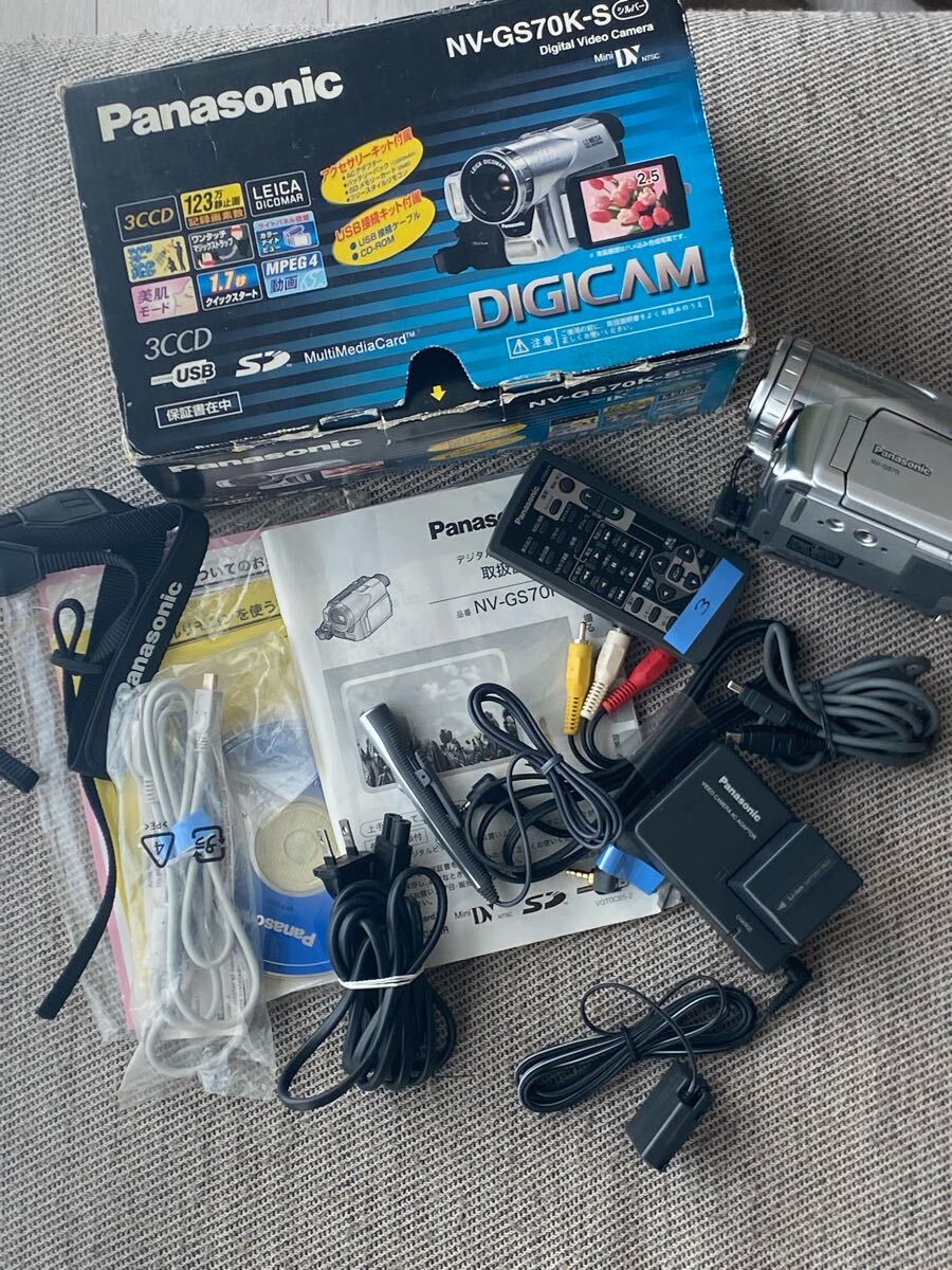 デジタルビデオカメラ Panasonic パナソニック NV-GS70 250202W3拍卖