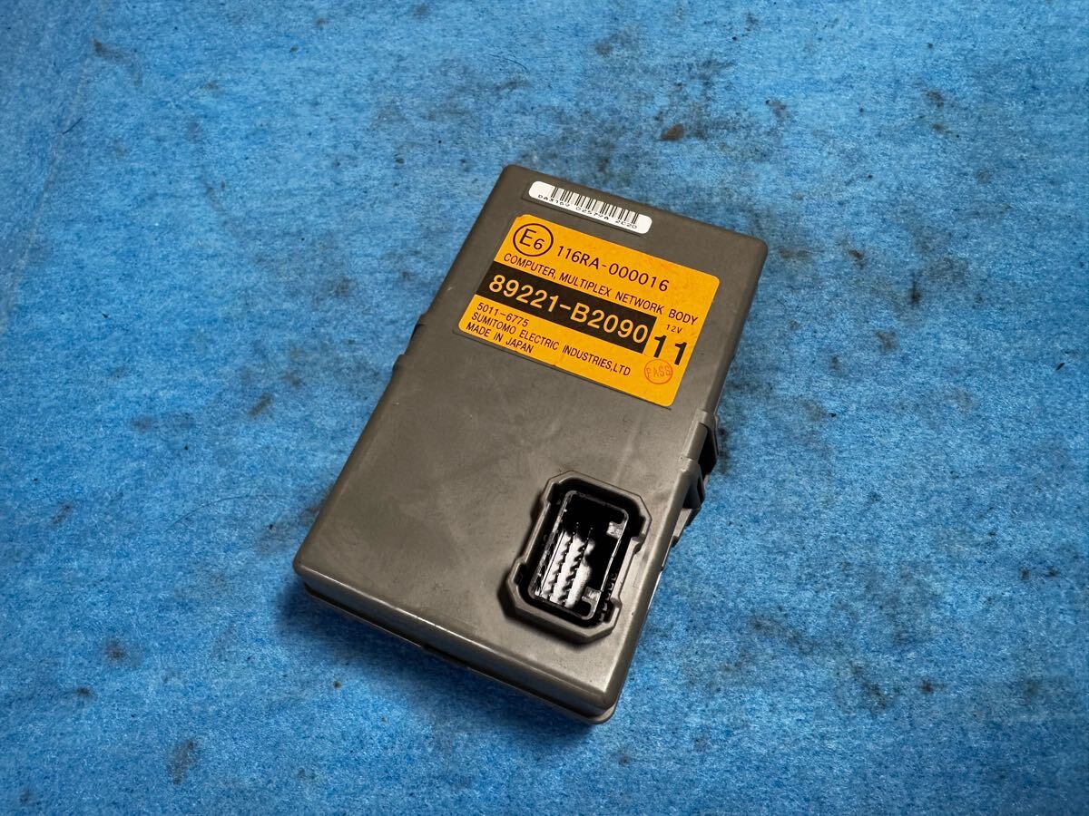 DBA-L455S タントエグゼカスタム 純正 COMPUTER, MULTIPLEX NETWORK BODY 89221-B2090拍卖