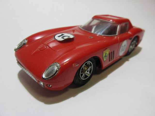 香港製 IDEAL アイデアル フェラーリ 250GTO 1964 全長約12センチ FERRARI 250 GTO Made in HONG KONG プラ製 プラトーイ 1967年製拍卖