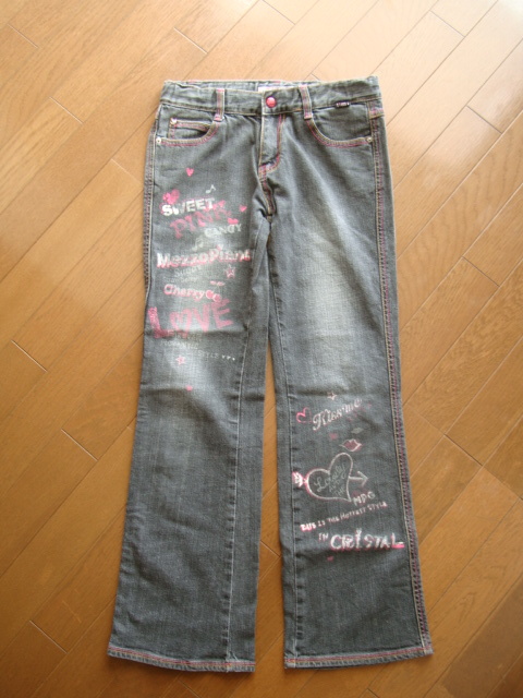 メゾピアノ ジーンズ 160 mezzo piano デニム パンツ拍卖