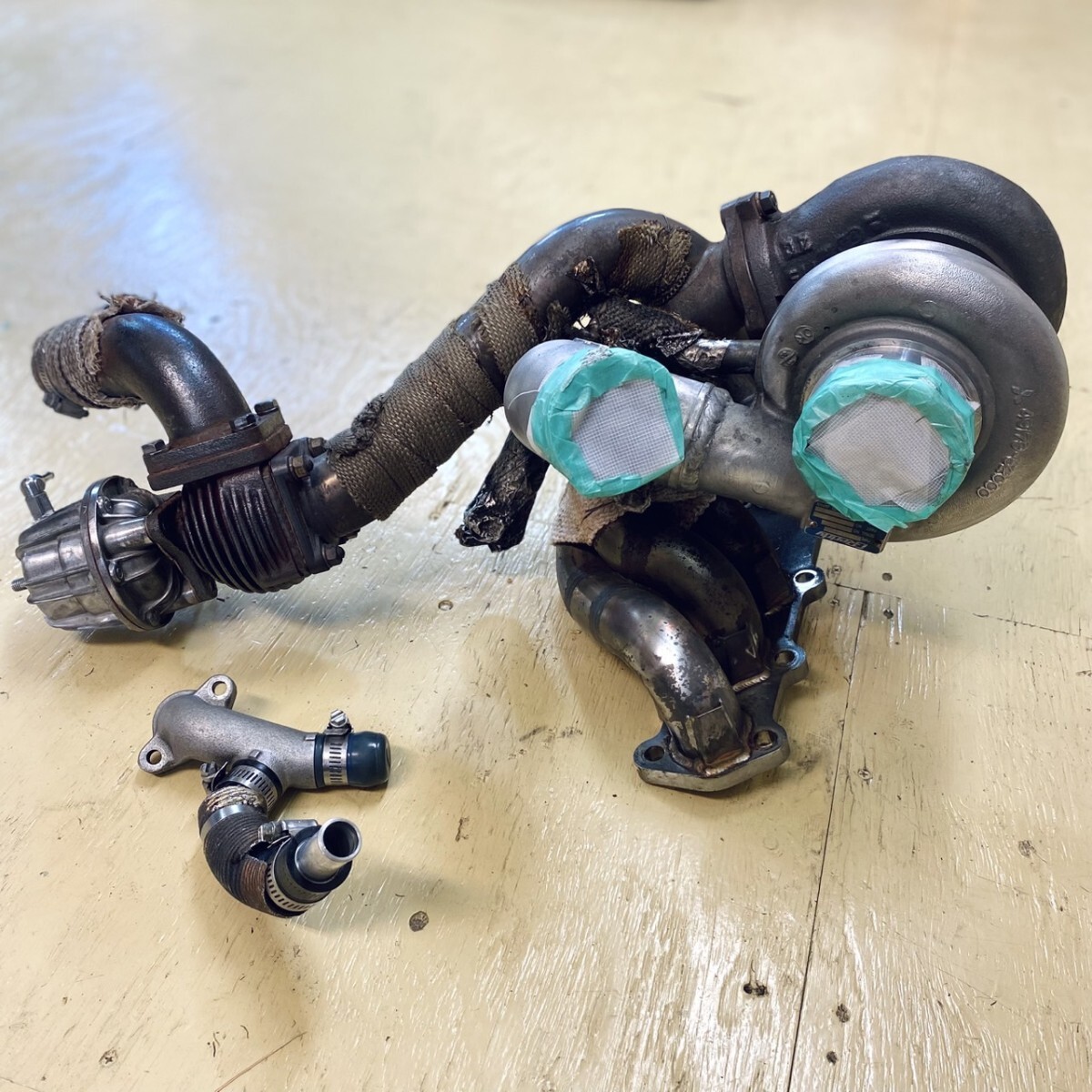 送料込み TOYOTA 1JZ-GTE VVTレス車両 TRUST GReddy フルタービン ゲート マニホールド フロントパイプ セット 068H-20G拍卖