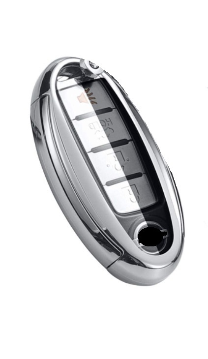 【シルバー】NISSAN 日産 キーケース 専用 カバー インフィニティ デイズ セレナ エクストレイル エルグランド スカイ ライン ノート拍卖