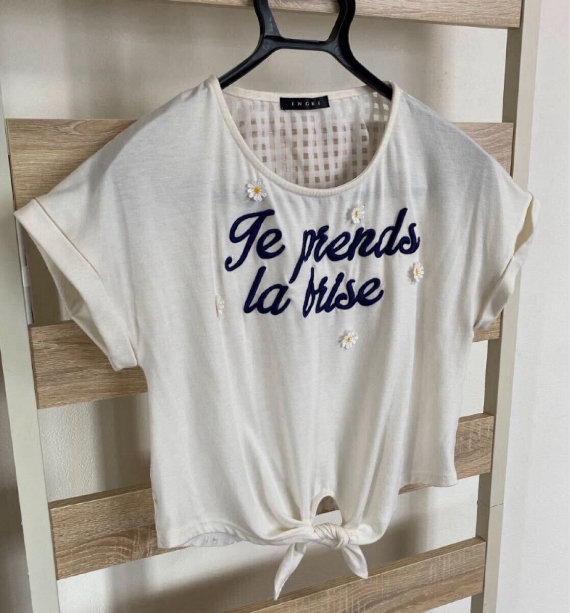 【送料無料】INGNI フロント結びカットソー M ⑦拍卖