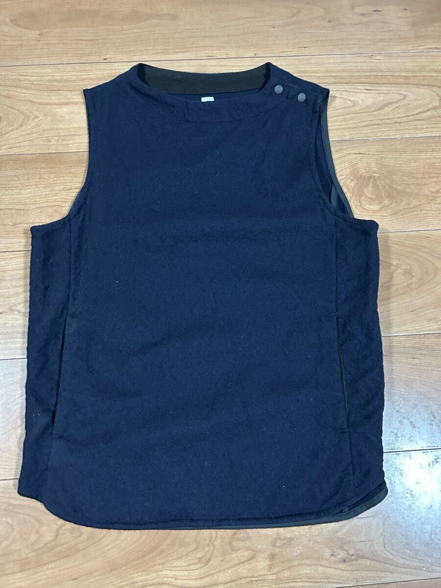 ohh!nisica ウールベスト size2 ネイビー拍卖