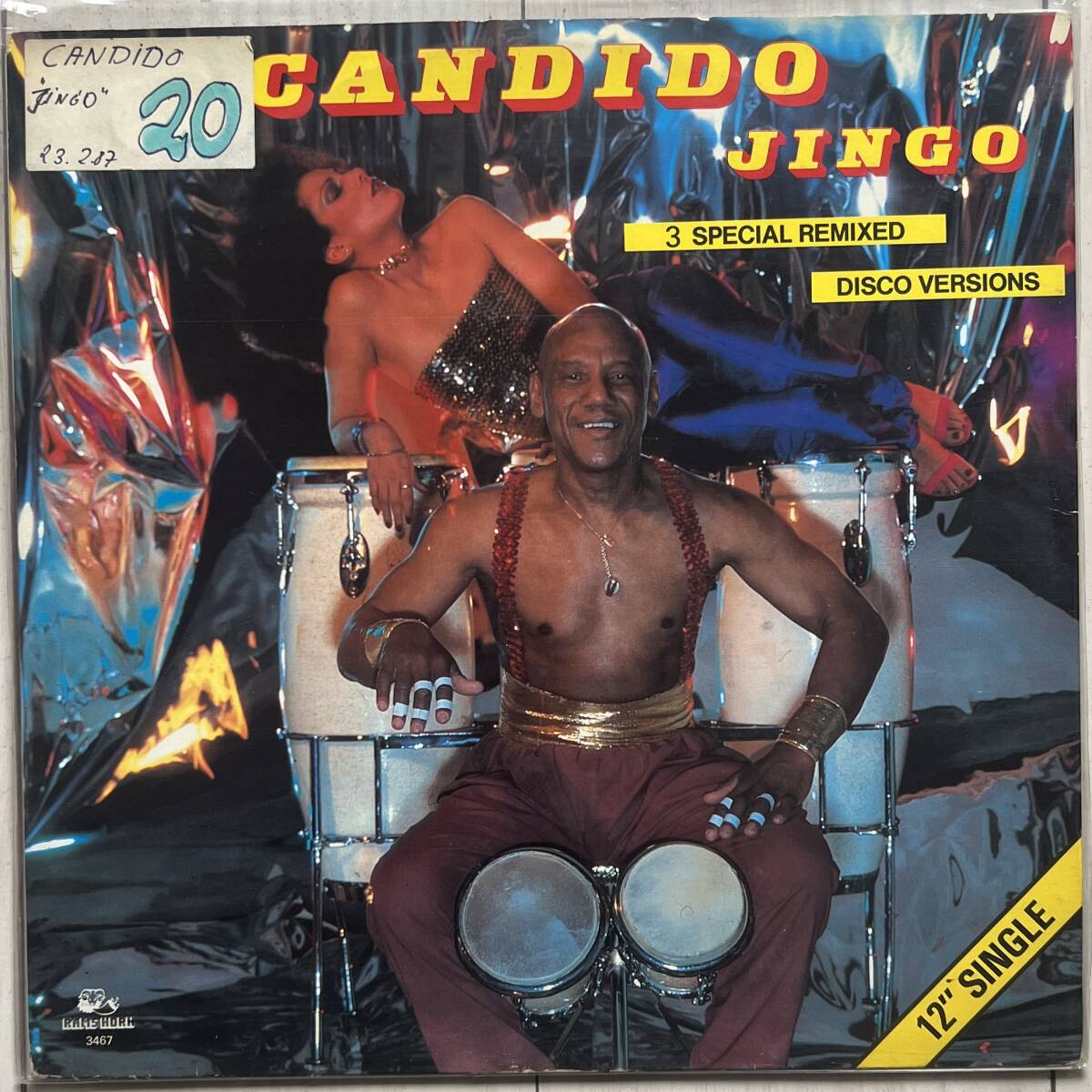 【オランダ盤】Candido / Jingo ジャケット付きレアミックス12インチ ガラージ・ クラシック拍卖