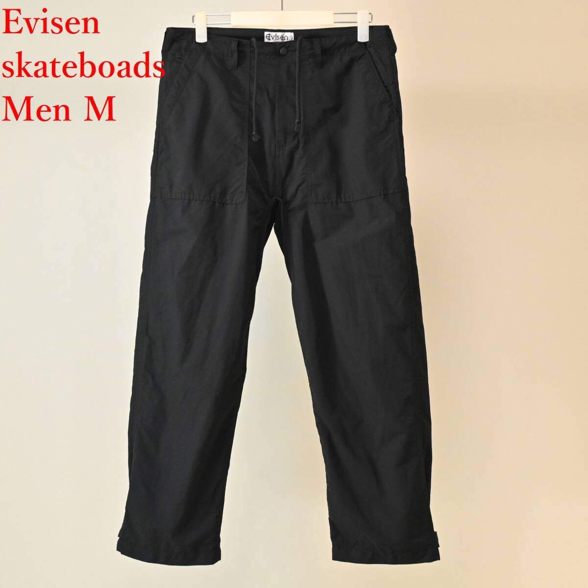F2 Men M Evisen skateboads エビセン 黒 パンツ拍卖
