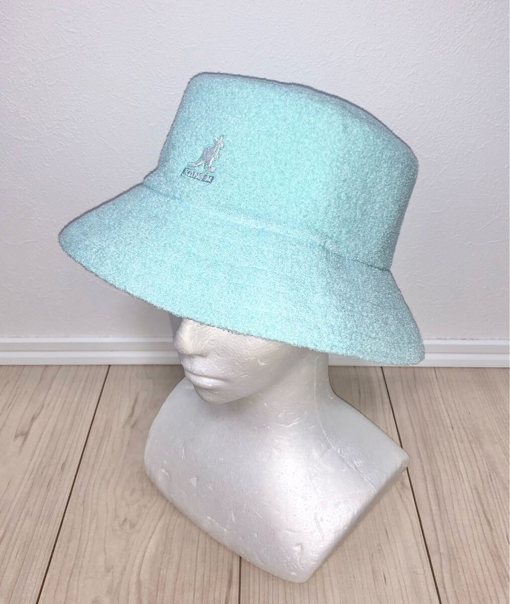新品 KANGOL Bermuda Bucket K3050ST L カンゴール バミューダ バケット バケットハット ブルー 水色 メトロハット ベルハット 男女兼用 L拍卖