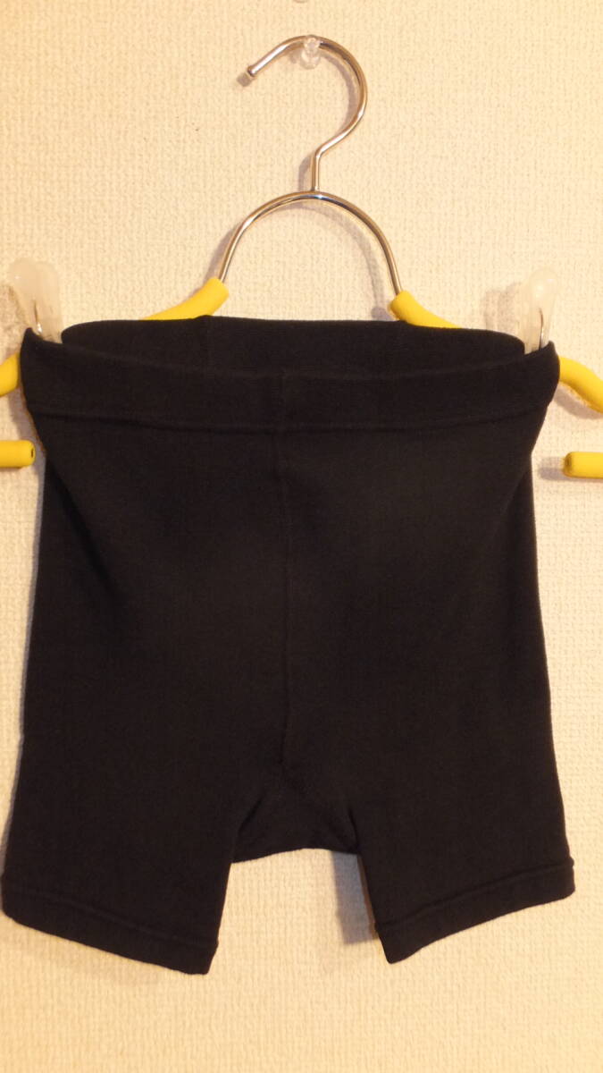 ★THERMAL SHORTS★ Ladies tights Black short サーマルタイツ防寒着 オーバーショーツ ブラック サイズS程度 USED IN JAPAN 拍卖