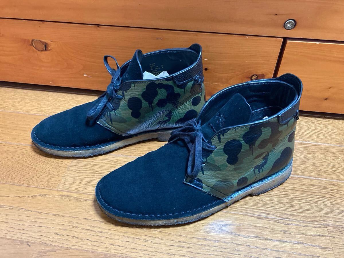 COACH!迷彩柄スエードブーツ・サイズ7D 25.5cmぐらい コーチ拍卖