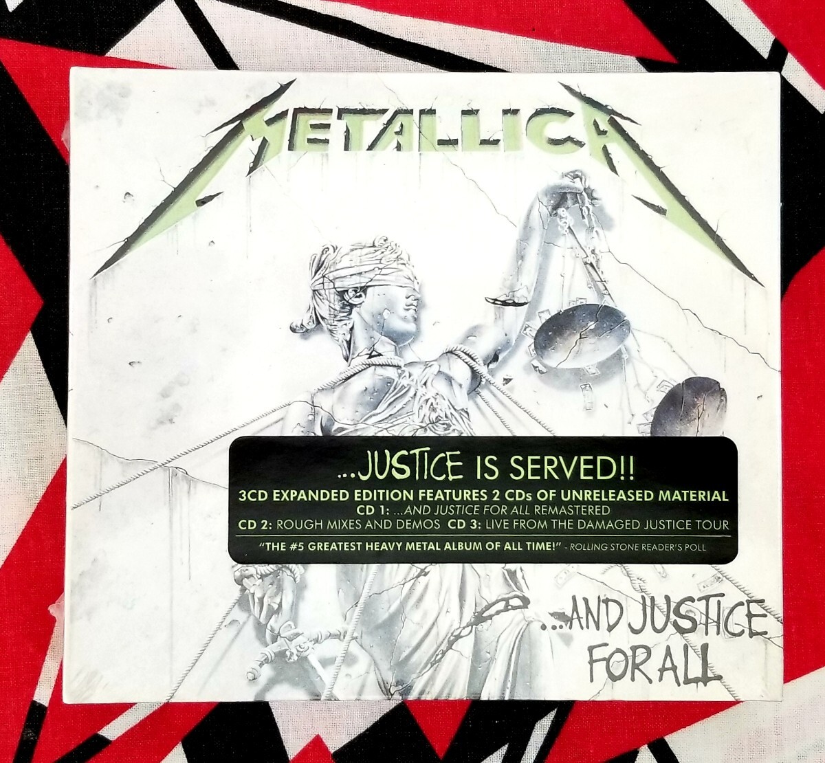 【3CD 新品・未開封】デジタルリマスター/メタリカ/And Justice For Allデラックスエディション/輸入盤拍卖