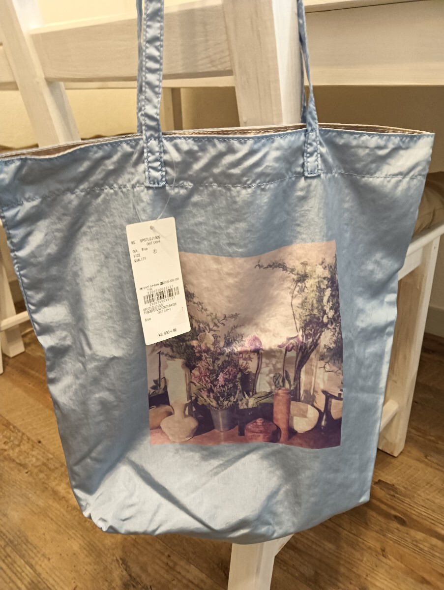 新品Green Parks グリーンパークス フォトプリントトートバッグ 定価4389円拍卖