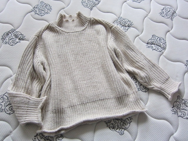 綺麗め ブランド HK WORKS LONDON ゆったり心地よい肌触りのウールセーター伸縮性あり 温か ふんわり セーター WOOL 大きいサイズ レア 得拍卖