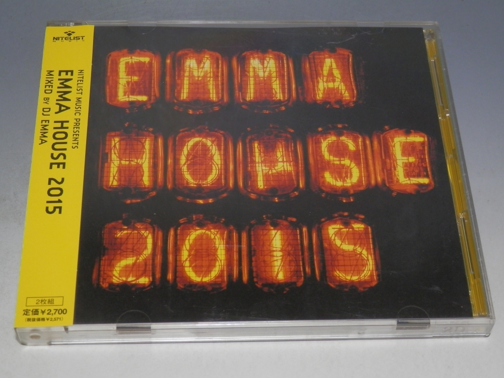 ◇ EMMA HOUSE 2015 帯付 2枚組CD RZCD-45872~3 DJ EMMA拍卖