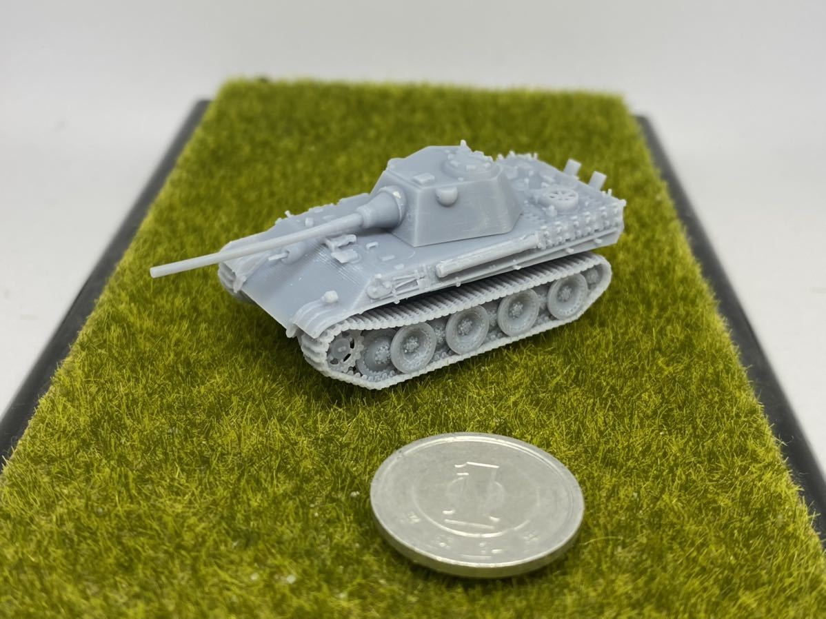 1/144レジンキット 未塗装 WWⅡ ドイツ軍 V号戦車パンターF型中戦車 ディーテルアップ ワールドタンクミュージアム【同梱可能】0520拍卖