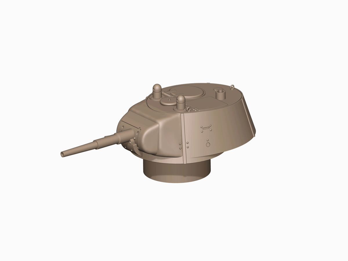 1/144 レジンキット 未塗装 WWⅡ ソ連軍 T-26 軽戦車 砲塔 (車体別売) (1/4)ワールドタンクミュージアム【同梱可能】231120拍卖