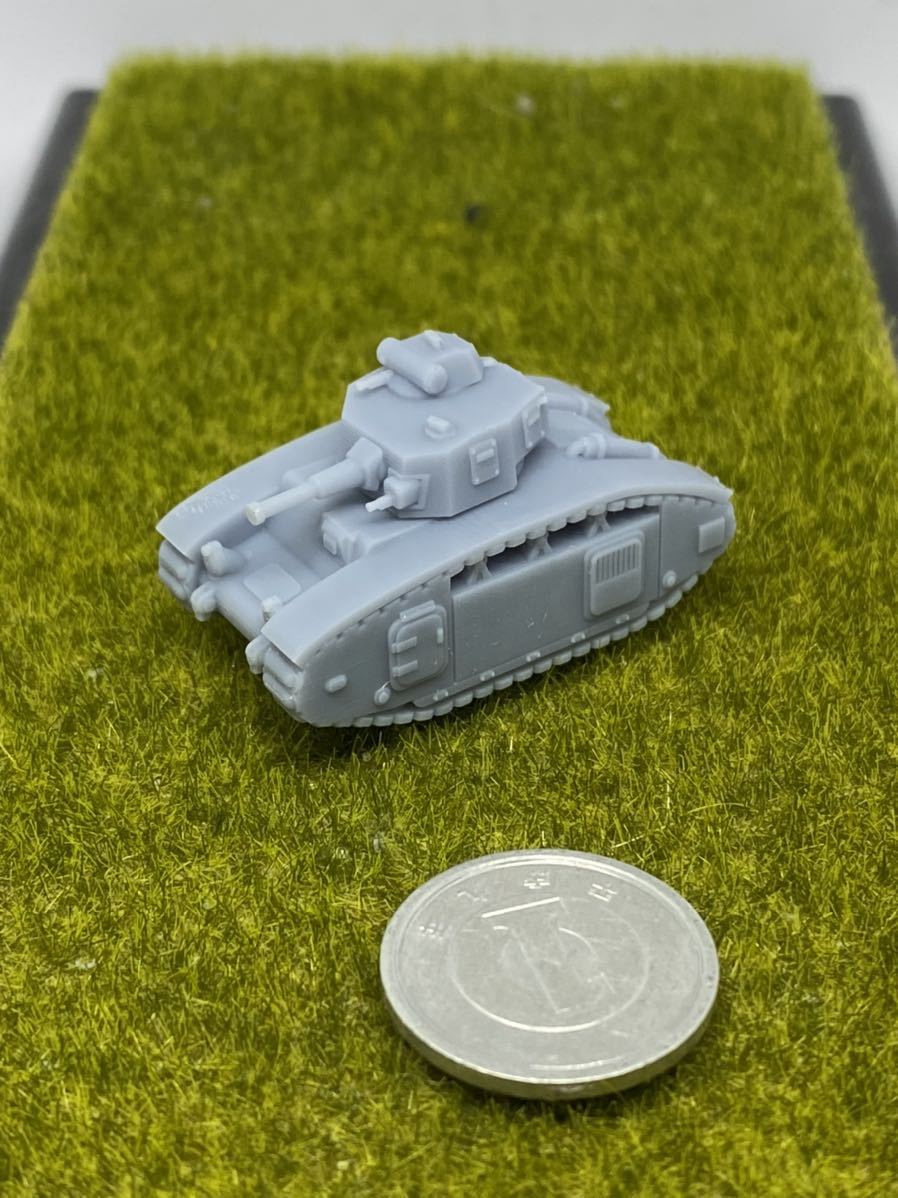 1/144レジンキット 未塗装 WWⅡ フランス軍 BDR G1 B 重戦車 ワールドタンクミュージアム【同梱可能】0707拍卖