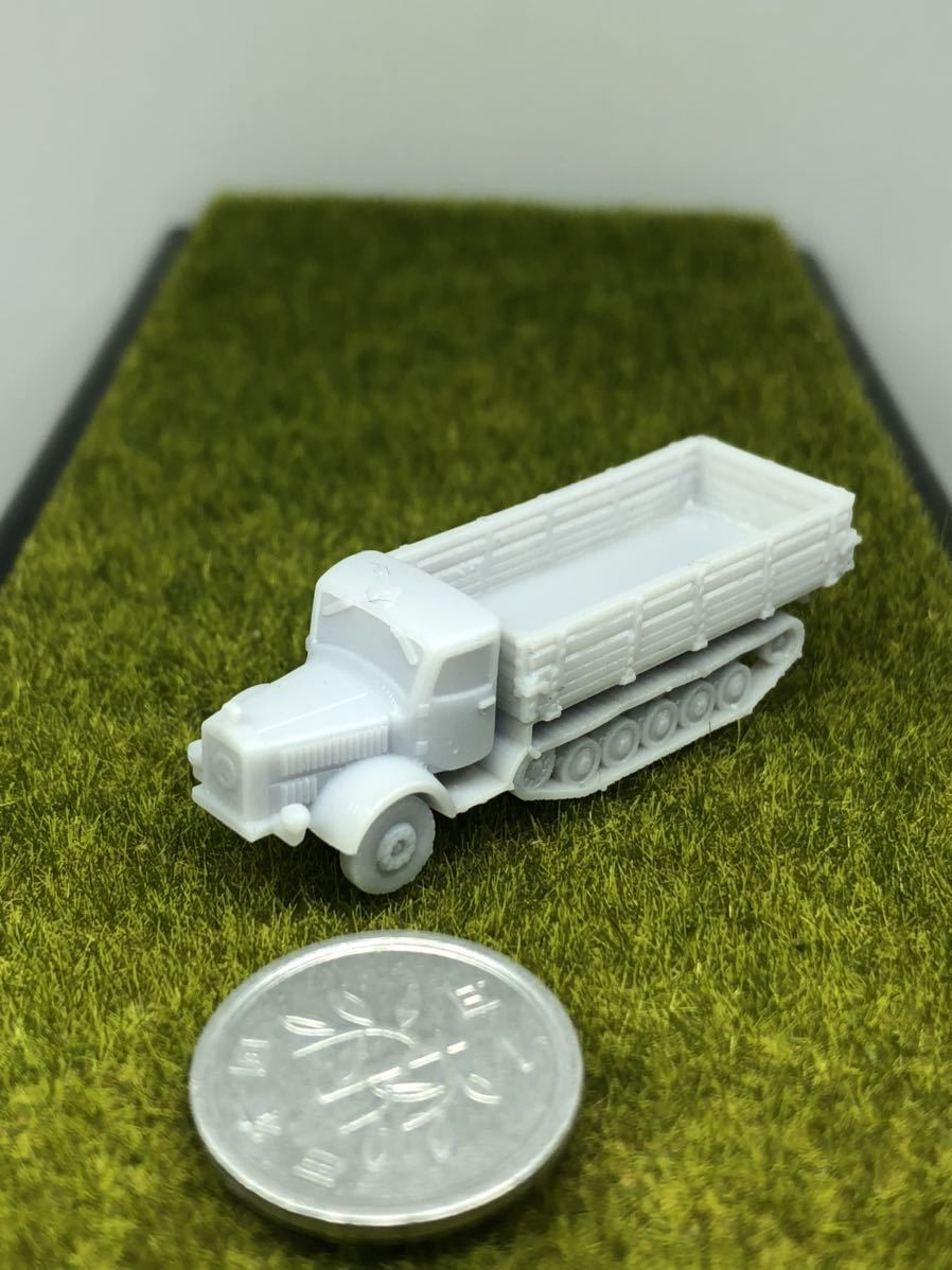 1/144レジンキット 未塗装 WWⅡ 大型ハーフトラック メルセデスベンツ L4500A 軍用車両B ワールドタンク ミュージアム【同梱可能】拍卖