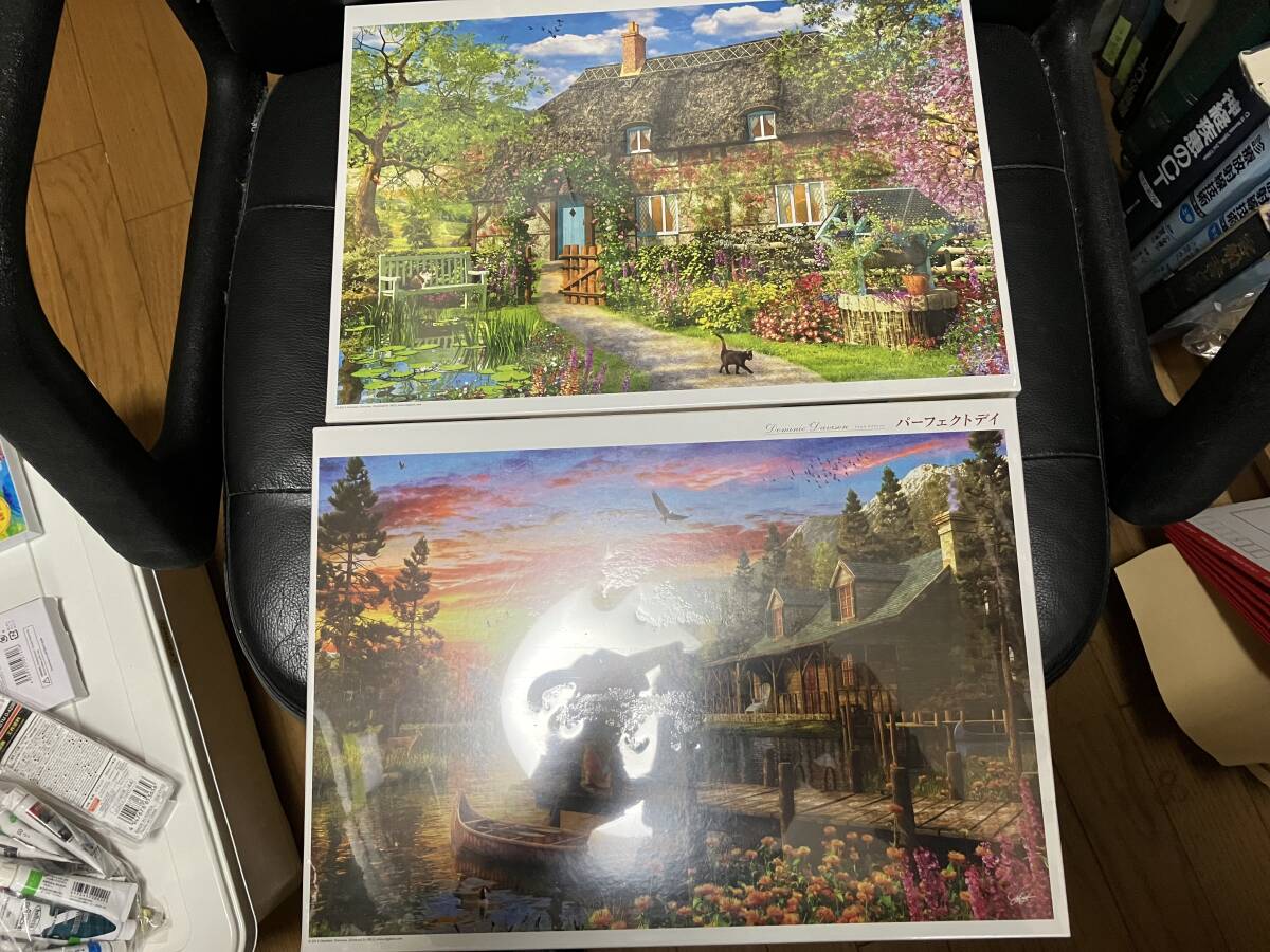 ジグソーパズル 1000ピース 2個 パーフェクトデイ 花便りの季節拍卖