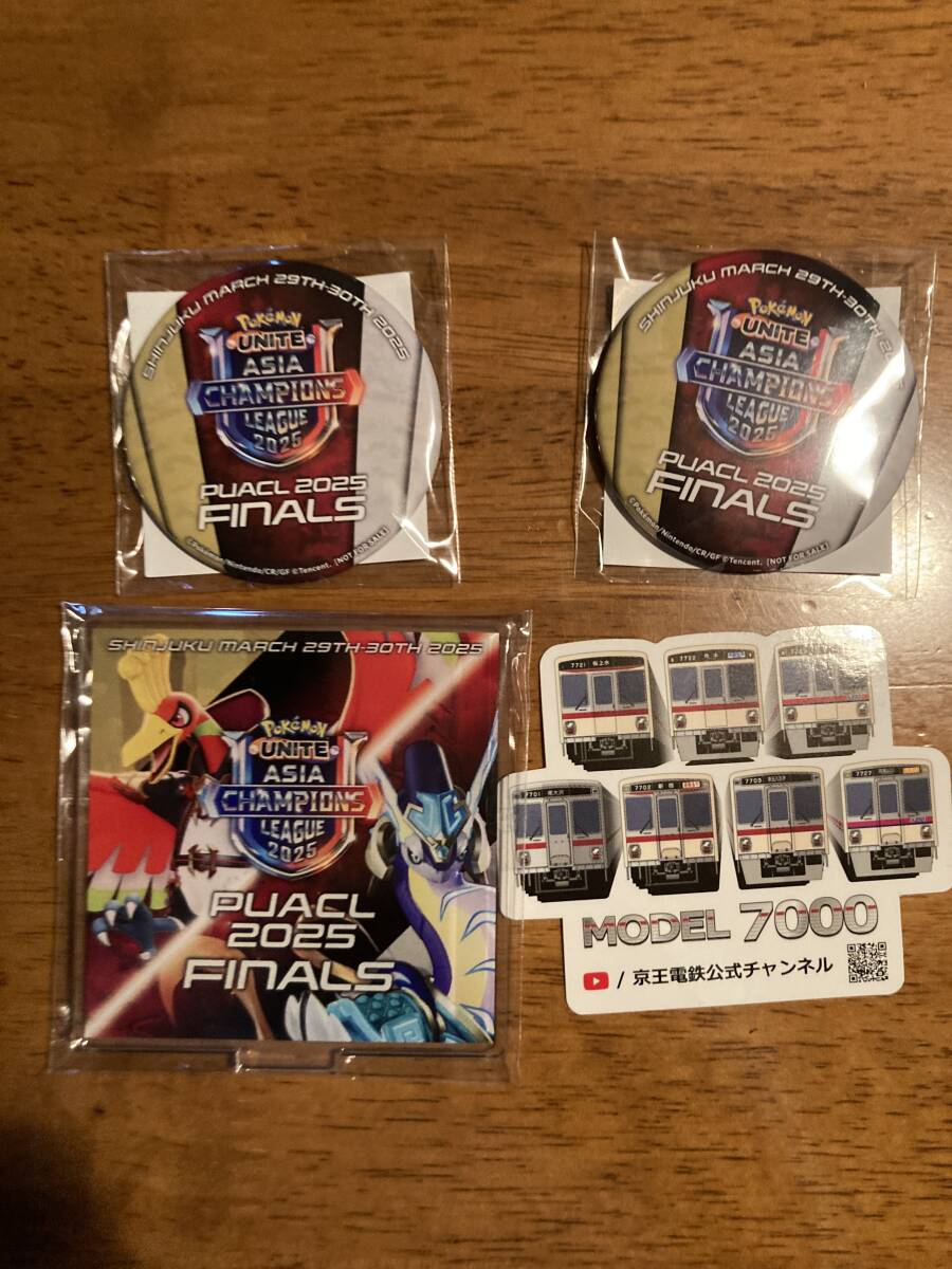 新品未使用 アクリルスタンド バッジ 2個 シール Pokemon UNITE ポケモン 拍卖