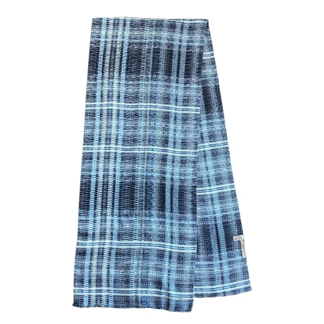 【美品】BOTTEGA VENETA ボッテガヴェネタ スカーフ ストール ショール アクセサリー 小物 ロゴ 総柄 シルク ブルー拍卖