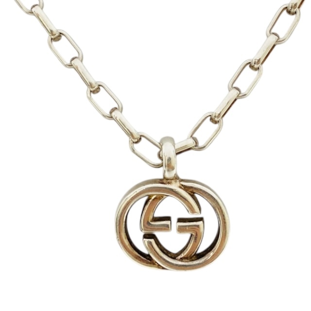 GUCCI グッチ インターロッキングG ネックレス ペンダント アクセサリー ジュエリー 小物 Ag925 シルバー拍卖