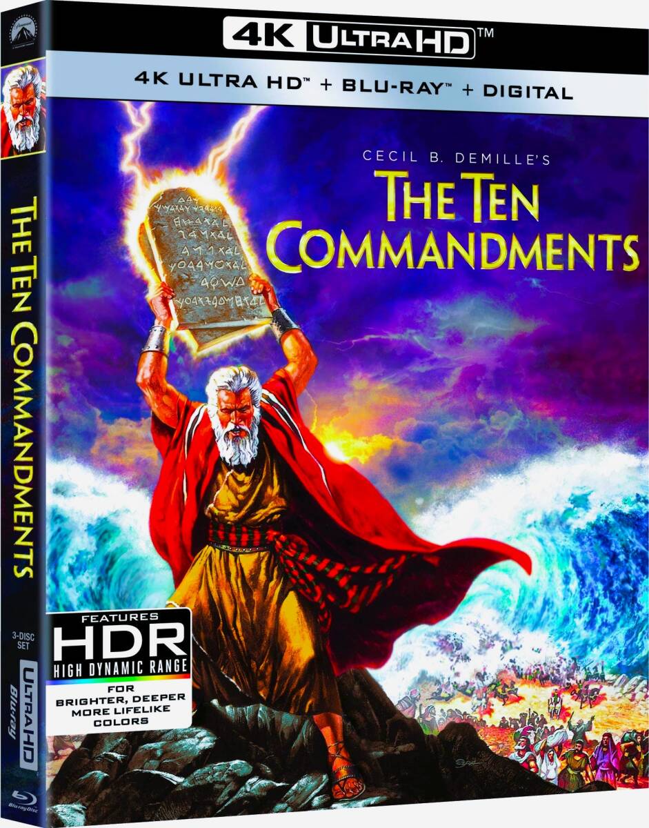 高画質4K★十戒★初回限定アウタケース付き/3枚組版4K ULTRA HD+ブルーレイ●チャールトン・ヘストン●ユル・ブリンナー●アン・バクスター拍卖