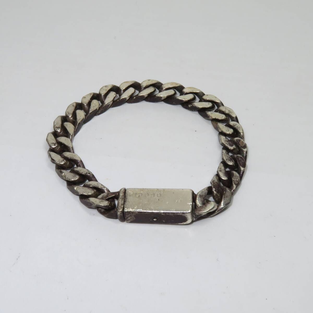 グッチ ロゴ ブレスレット NO.2 SV925拍卖
