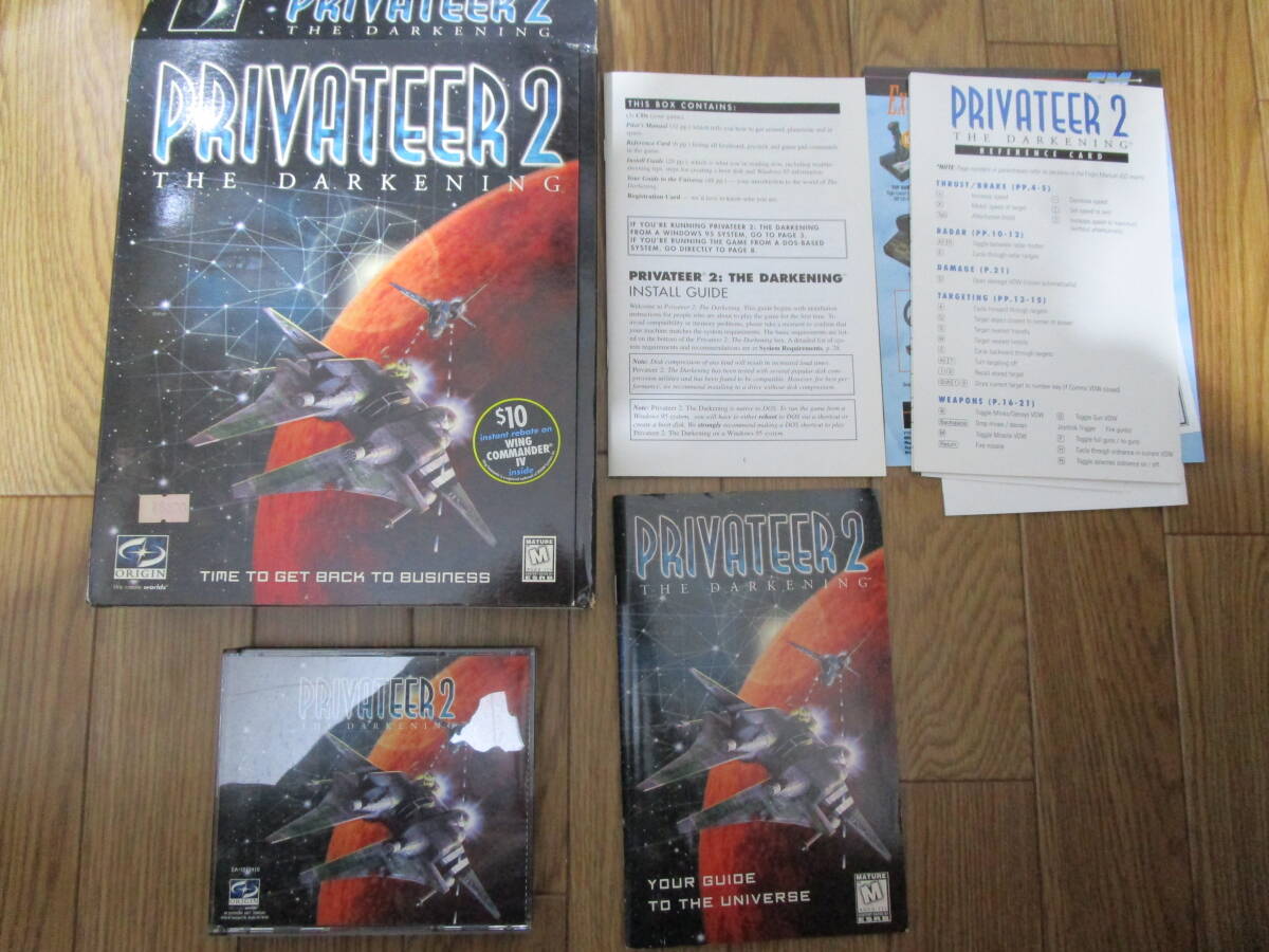 Privateer2 The Darkening 英語版 Origin Electronic Arts IBMDOS CDROM BIGBOX 中古 拍卖