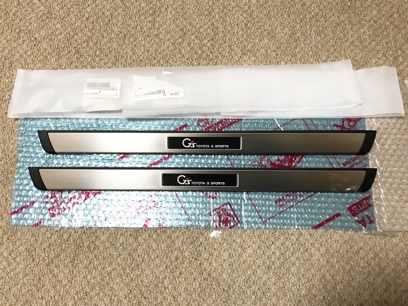 ■新品■TOYOTA トヨタ 純正 マークX G's スカッフプレート 2個セット拍卖