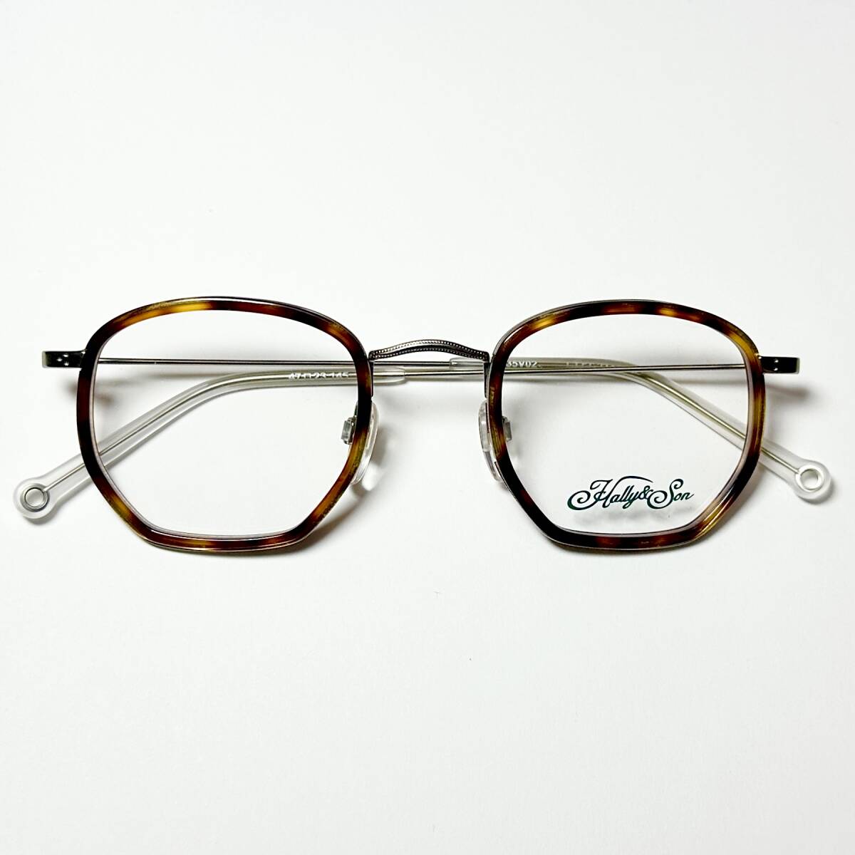 処分価格 未使用・新品】イタリア社 べっ甲柄 メガネ / 純正ケース他付属付拍卖