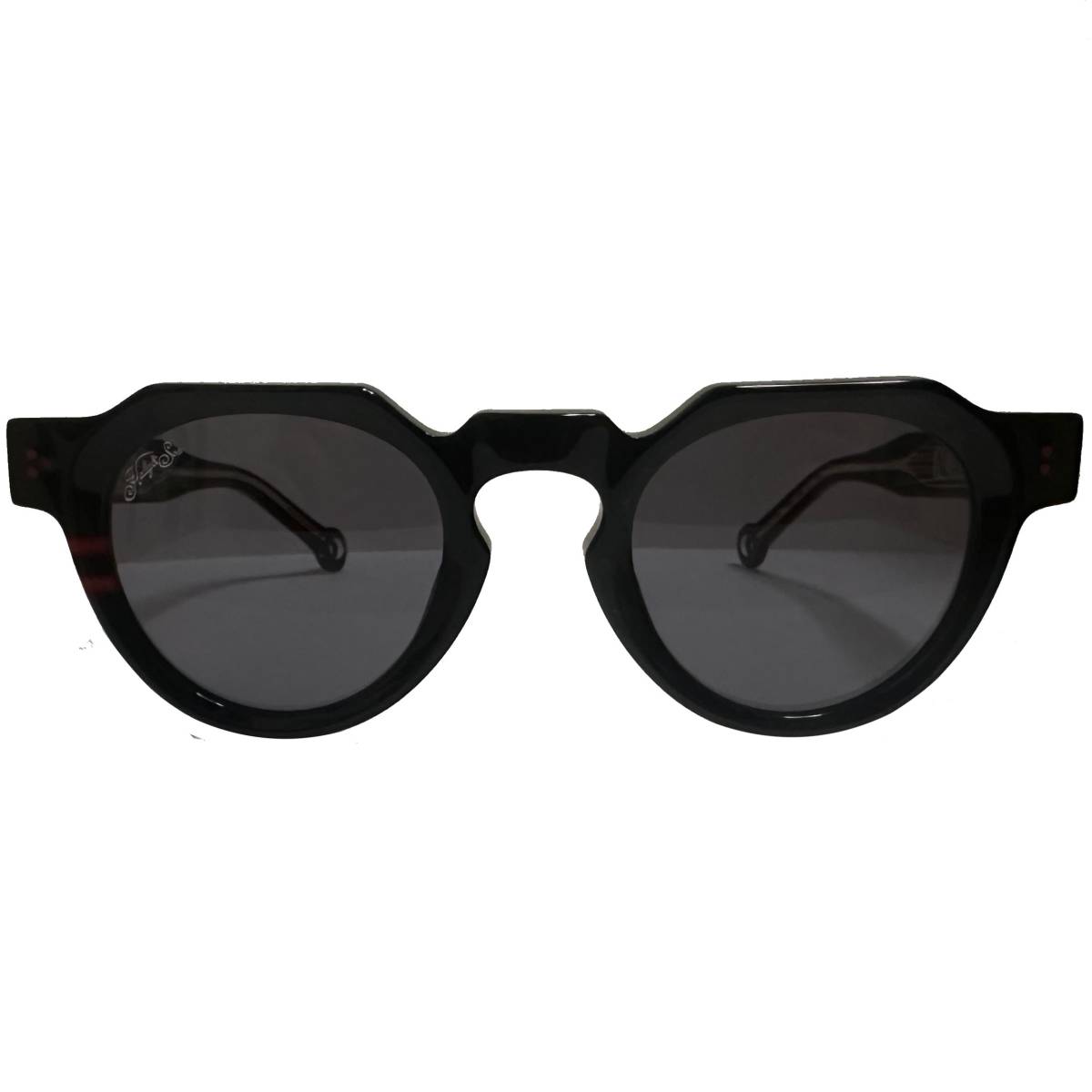 処分価格 Crown panto クラウンパント 極太 サングラス 正規新品 AC Milan イタリア セリエA 純正ケース付 メガネ イタリア社 Hally Son拍卖