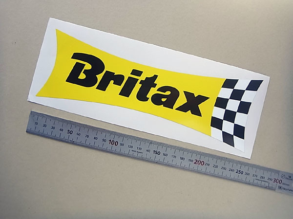 ブリタックス チェッカーステッカー 1960年代、1970年代 大 (25cm)拍卖