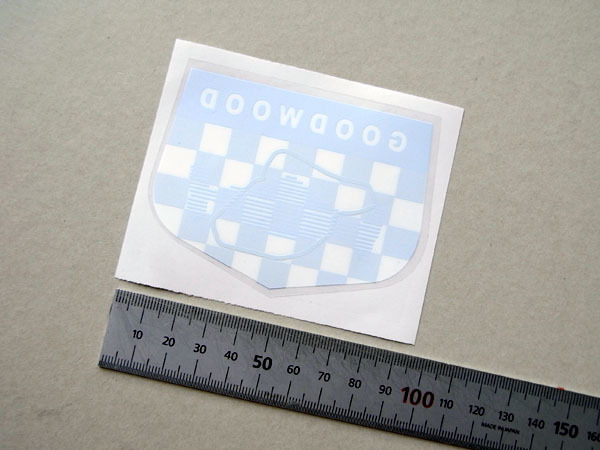 レスレストン グッドウッドサーキット ウィンドーステッカー 1960年代 透明フィルム 内貼り 拍卖