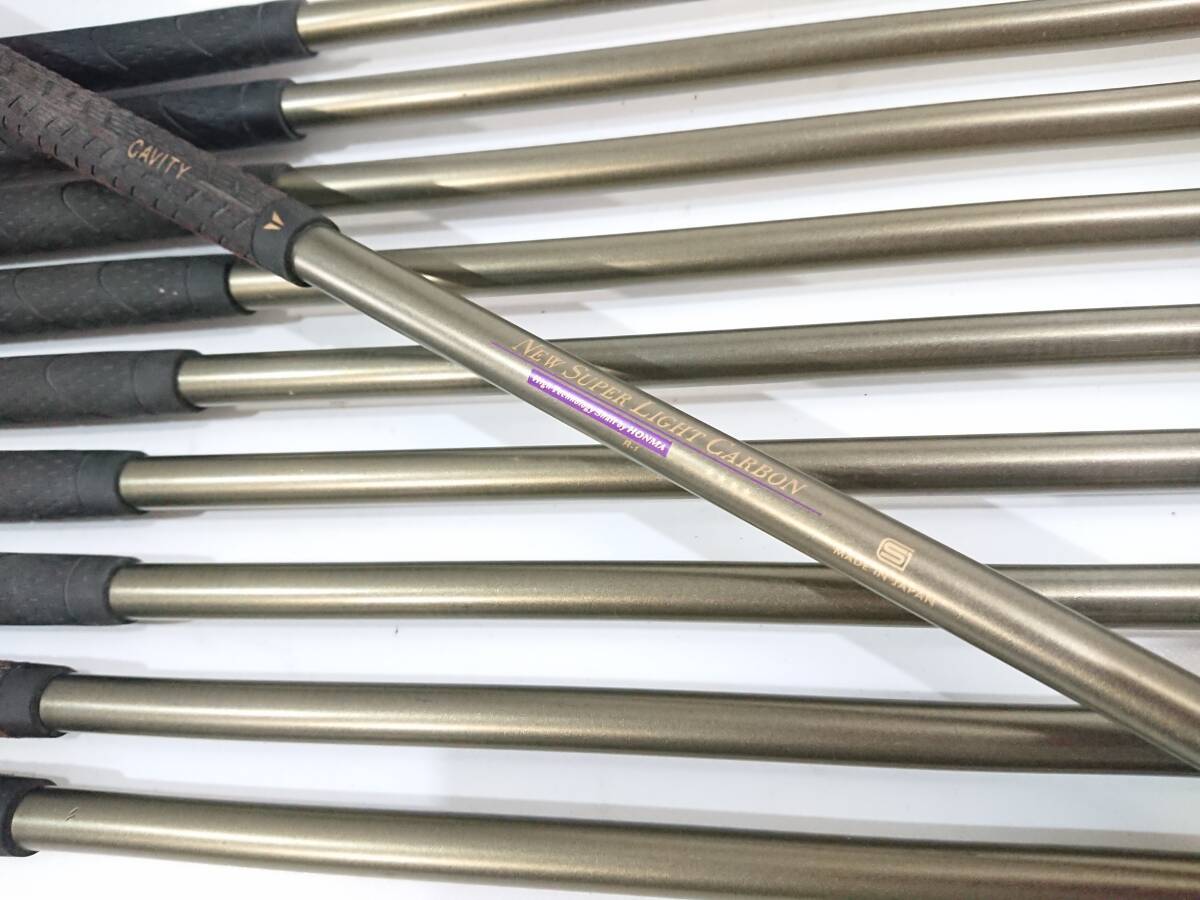 本間ゴルフ◆◆ 最高級 軟鉄鍛造 LB-708 4星★★★★仕様 4S-NSLC R-1 定価¥128万円!!! ◆◆豪華10本組!!!拍卖