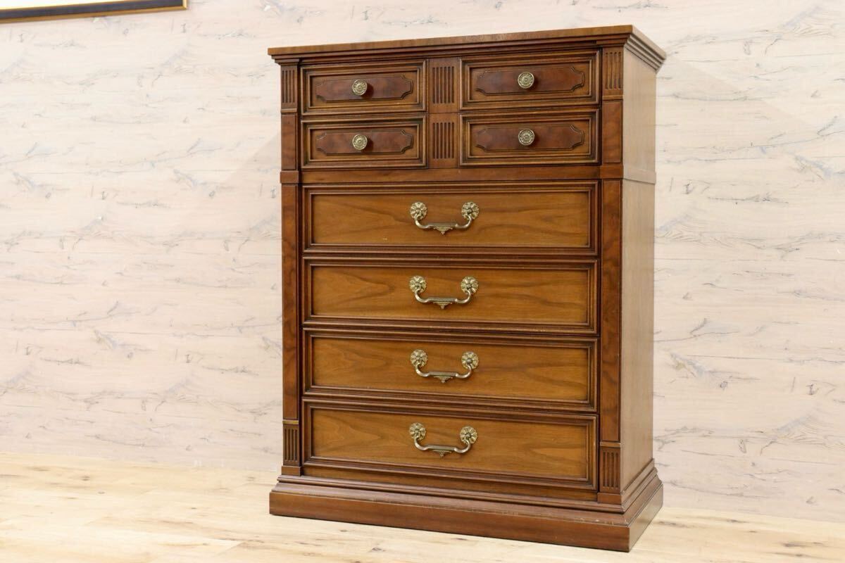 GMHK793B○DREXEL HERITAGE / ドレクセルヘリテイジ FRANCESCA フランチェスカ チェスト リビングボード 定価約72万 ヴィンテージ 最高級拍卖
