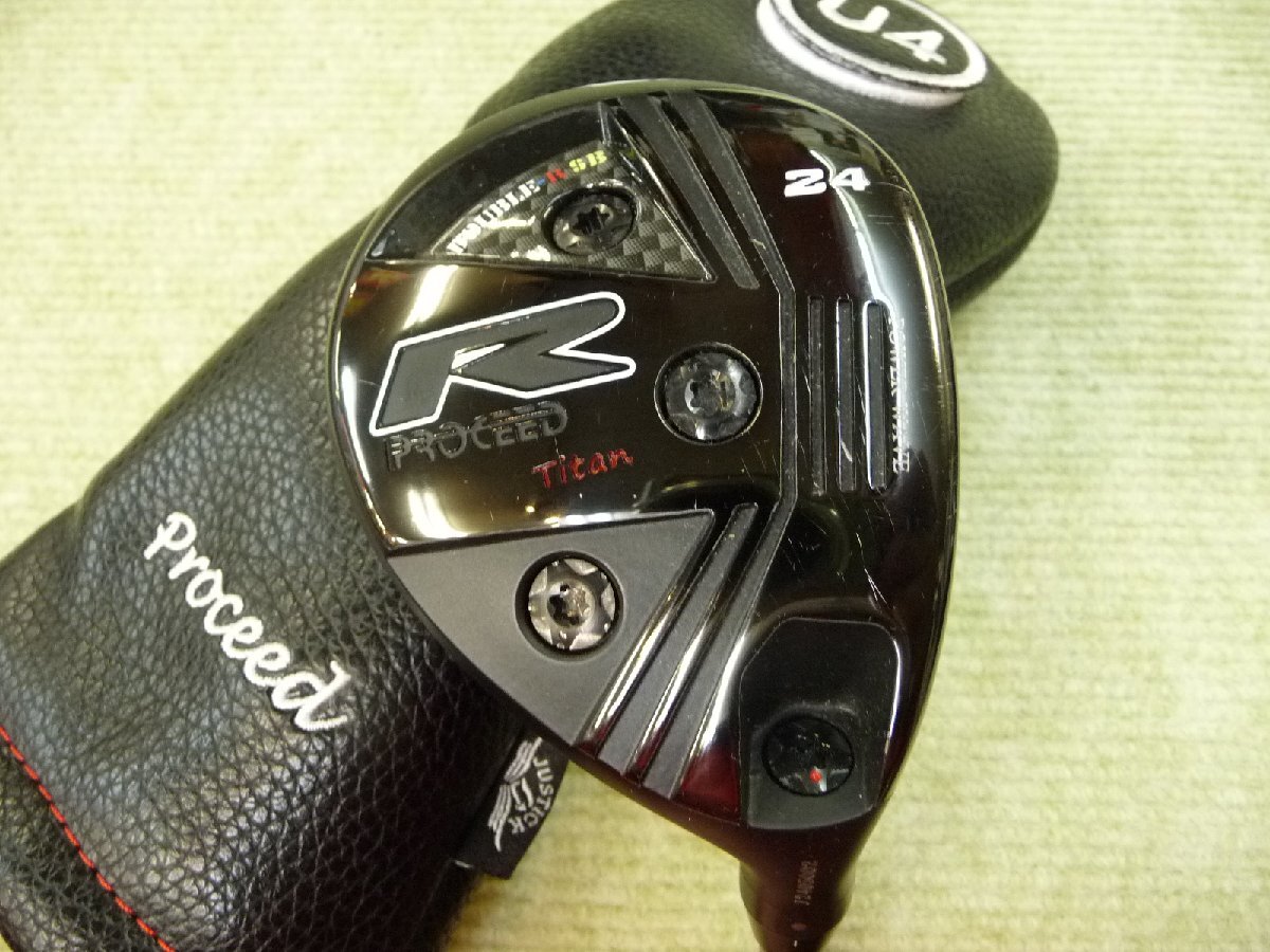 JUSTICK プロシード DOUBLE R SB UT 24度 U4 SPARK UT V スパーク クライムオブエンジェル ユーティリティ 4U ダブル   *MP@1*Q*044拍卖