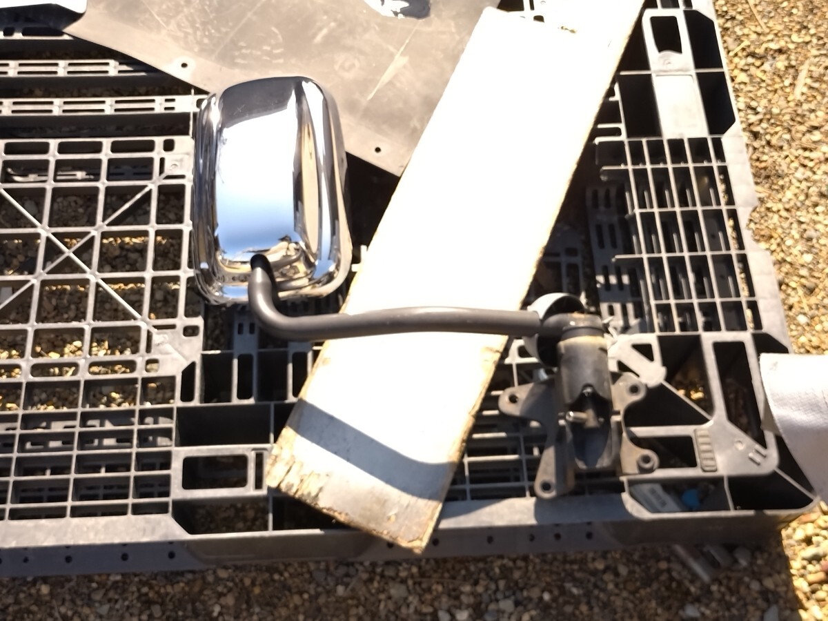 ミラー バックミラー メッキ ふそう キャンター ブルーテックキャンター 右側 純正 中古 デコトラ トラック拍卖