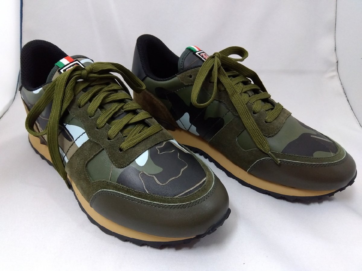 スニーカー 40%OFF BBCO ビビコ 迷彩柄 牛革 (25.5cm)送料無料 新品拍卖