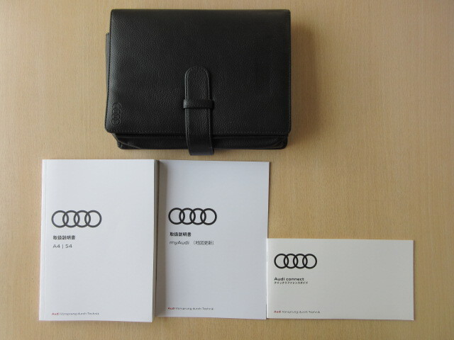 ★a8314★Audi アウディ A4 S4 アヴァント セダン オールロードクワトロ 8WCYRA 8WCVK 説明書 2017年7月/ケース 他★拍卖