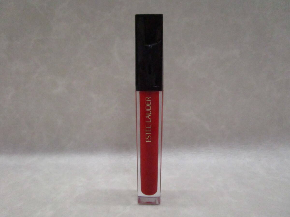 未使用品♪ #39789 エスティローダー ピュア カラー エンヴィ キッサブル リップ シャイン(リップグロス) 107 テンダートラップ レッド系拍卖