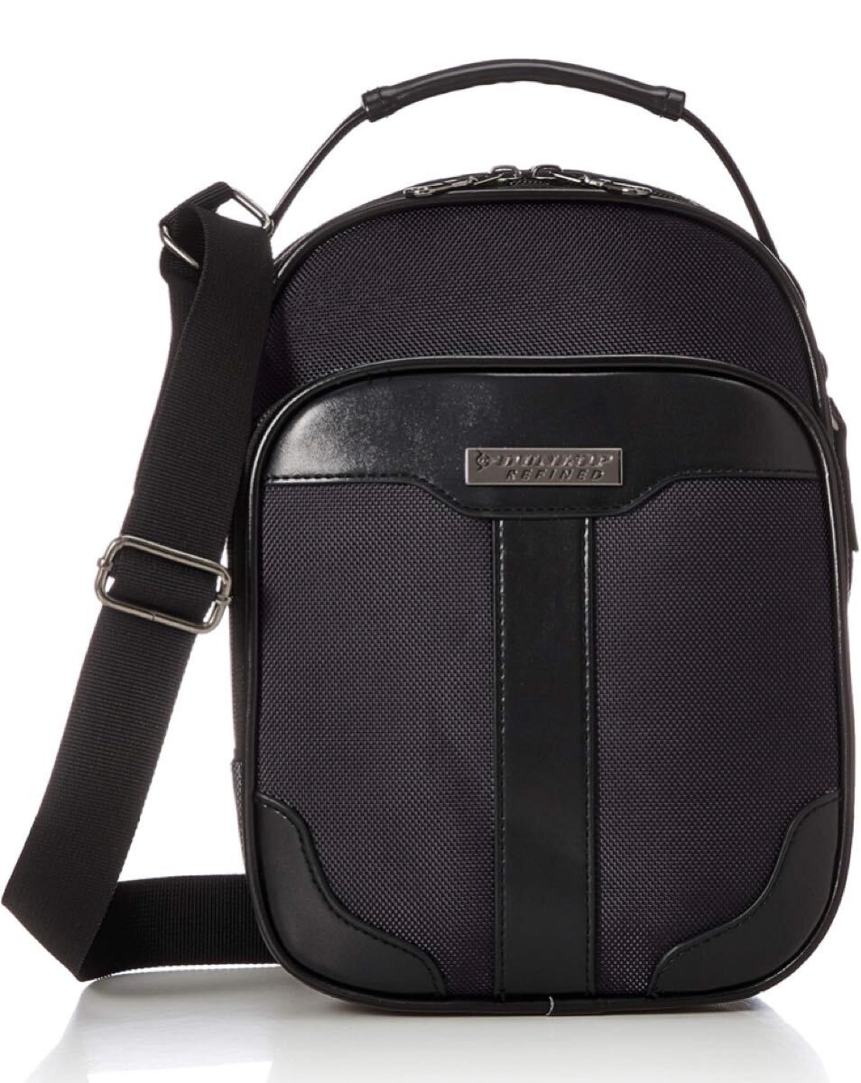 ショルダーバッグ 2WAY メンズ ブラック 黒 バッグ 縦型 コンパクト【新品】拍卖