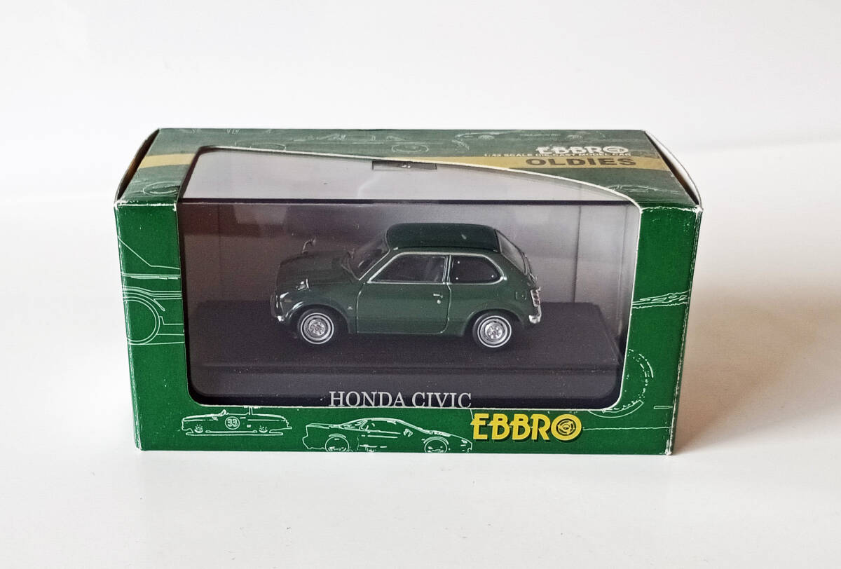 (エブロ)ホンダ シビック ハイデラックス(グリーン)1/43拍卖