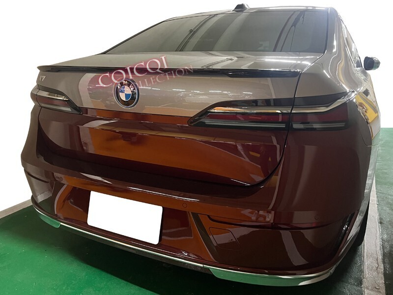 【何色でも塗装可能】D Type 2023-2025 BMW G70 7シリーズ セダン 塗装費込 リアトランクスポイラー ウィングスポイラー拍卖