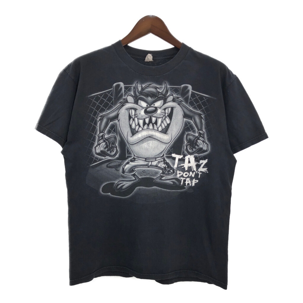 ALSTYLE タズマニアン・デビル 半袖Tシャツ ブラック(メンズ L)中古 古着 T6766拍卖