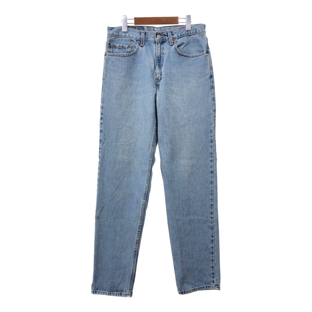 90年代 USA製 Levi's リーバイス 550 デニムパンツ ブルー (メンズ W32 L34) 中古 古着 Q7164拍卖