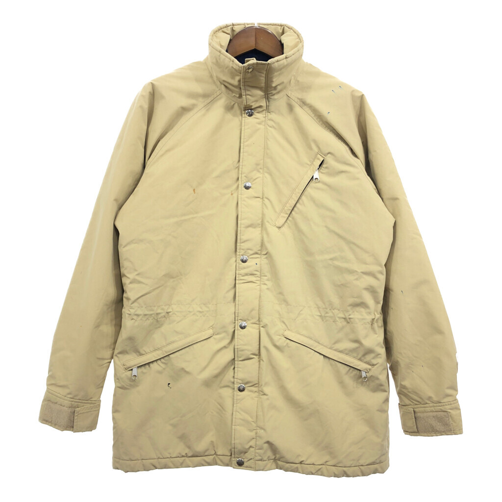 80年代 USA製 THE NORTH FACE ノースフェイス GORE-TEX ゴアテックス 中綿 ジャケット アウトドア ベージュ (メンズ L) 中古 古着 Q8371拍卖